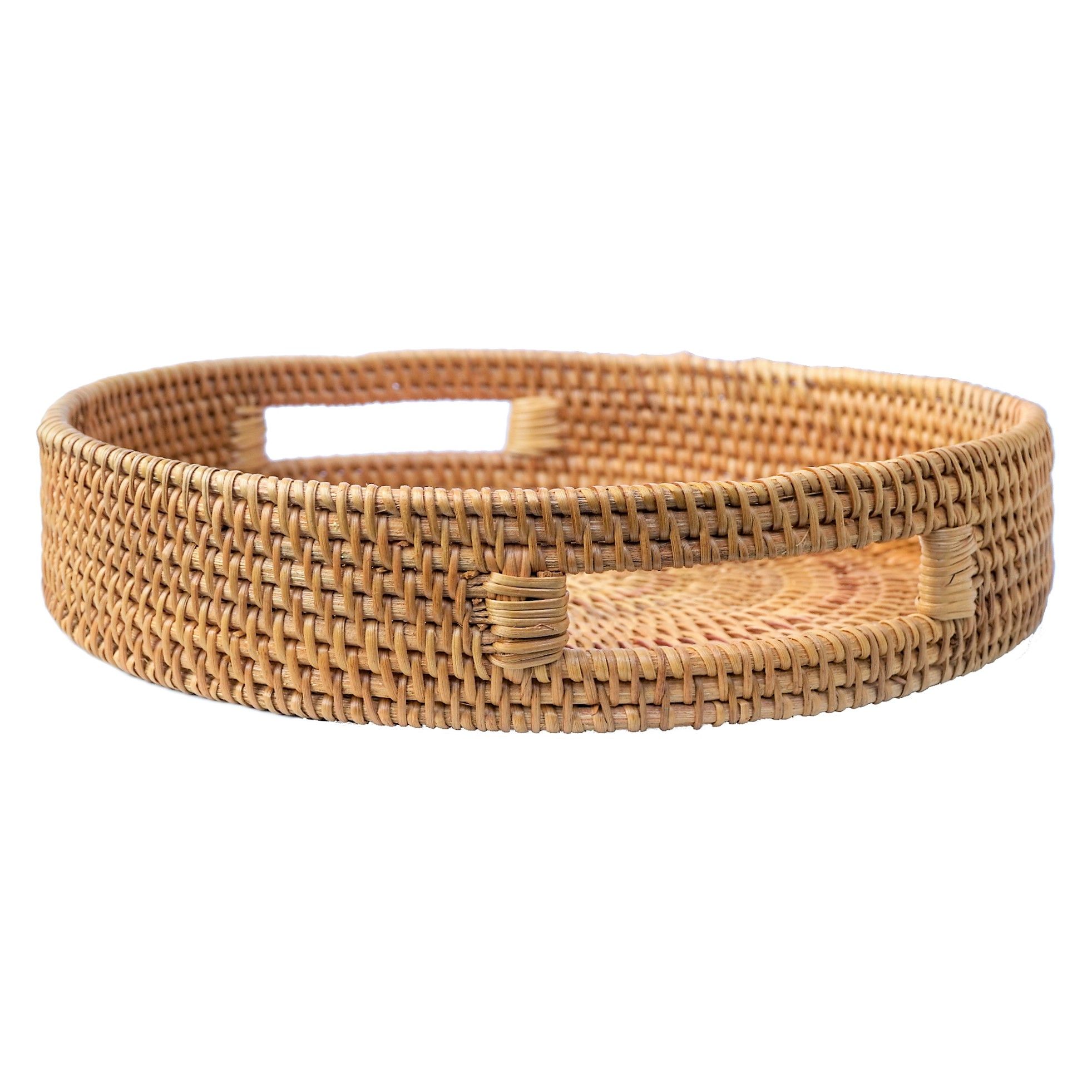 Rattan Round Tray