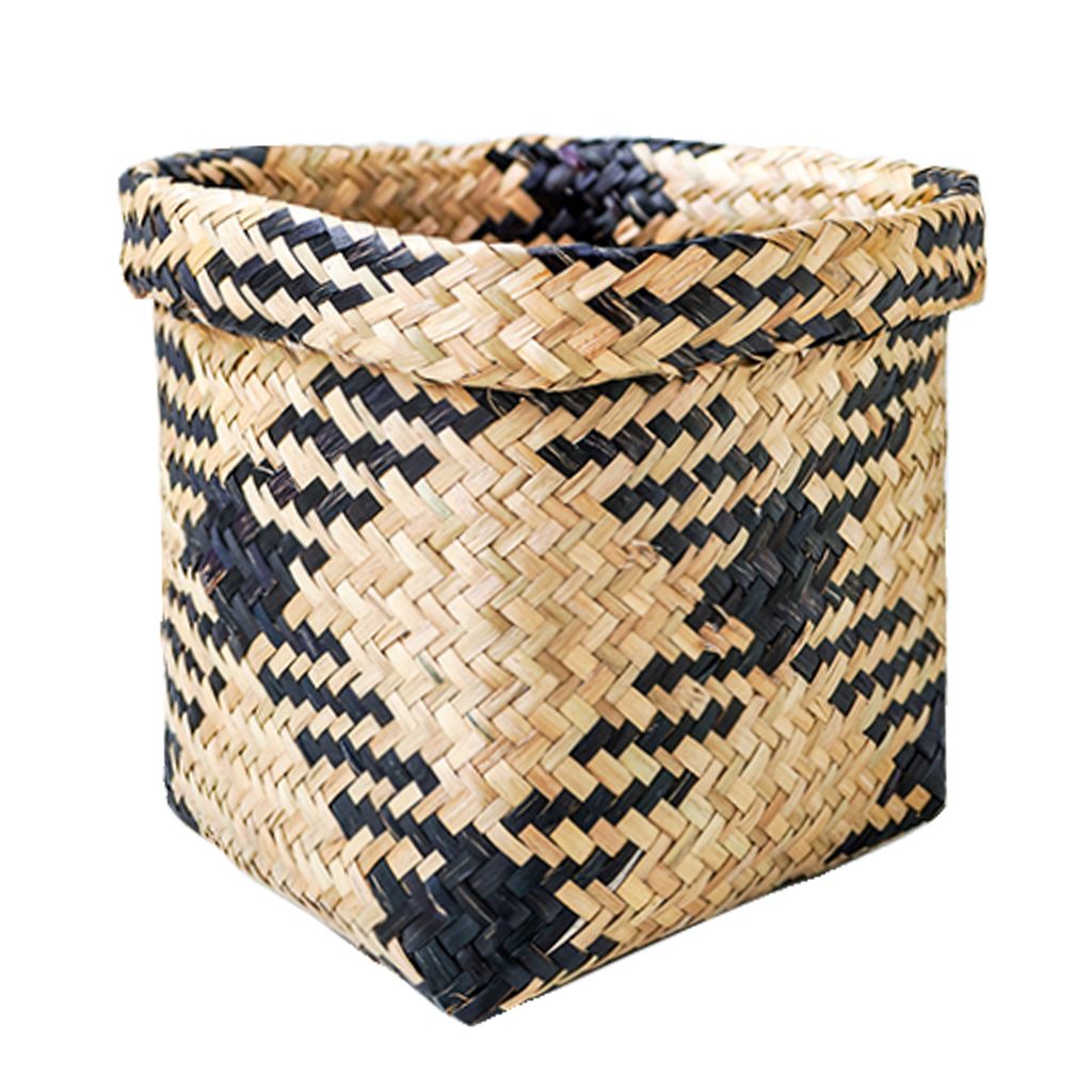  Storage basket Black & natural L 