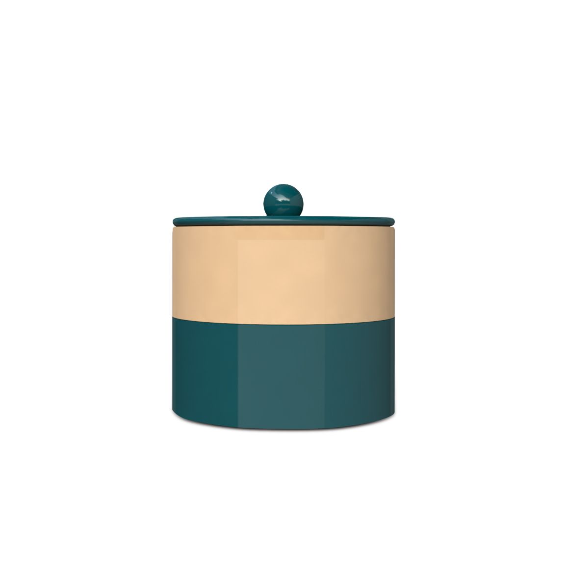 ITM - Lacquer Stackable Box Knot (Blue & Sand)