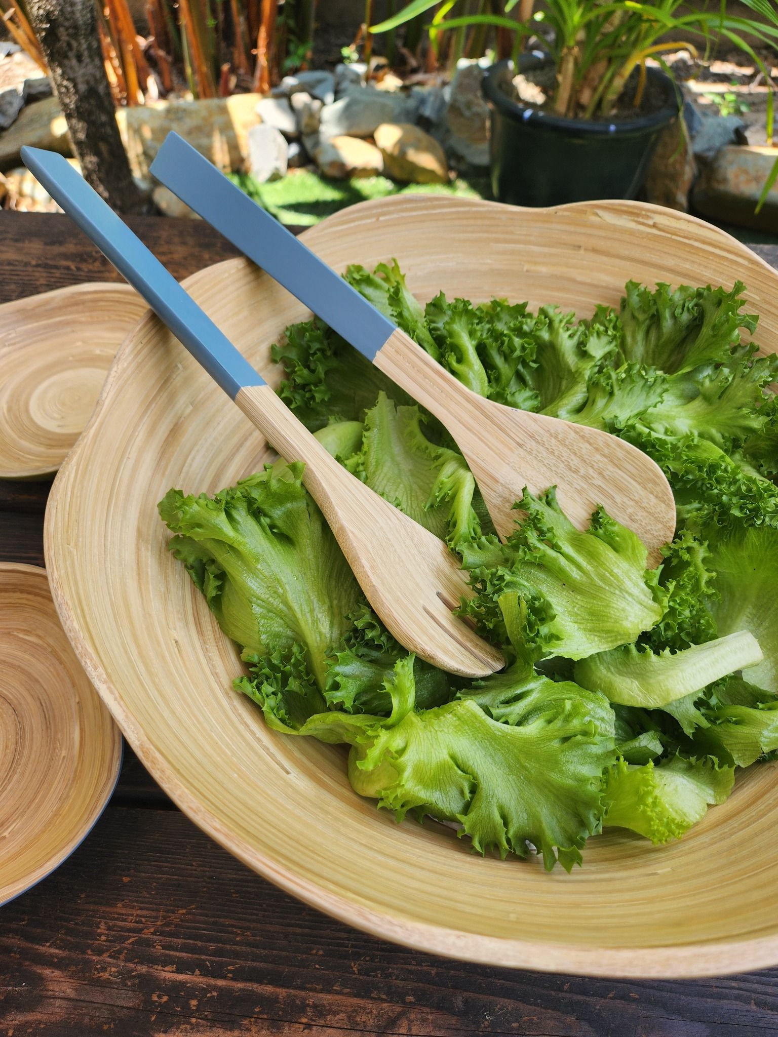 ITM - Bamboo Salad fork & spoon