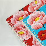  Peonies Notebook - Red 