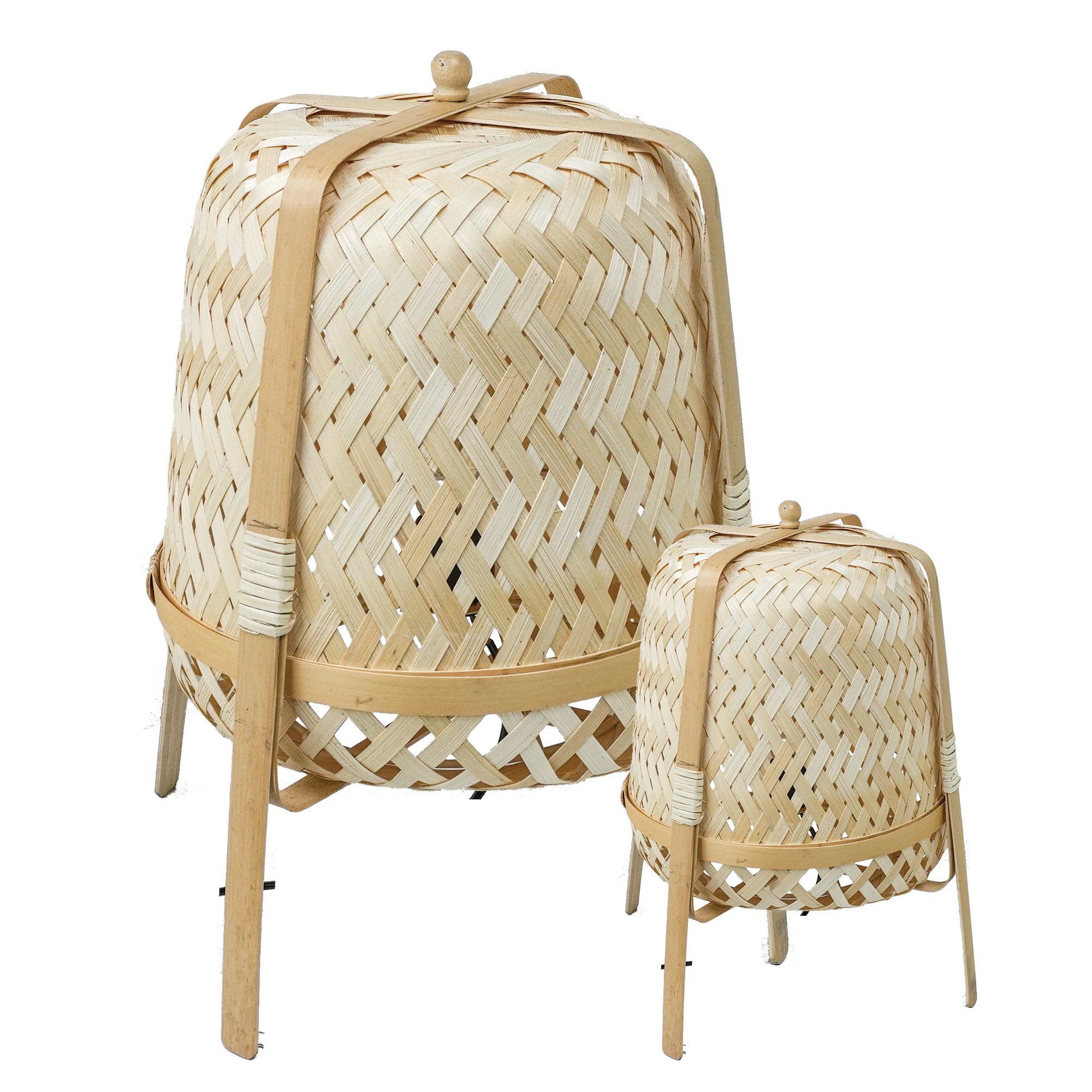 Floor/Table bamboo lamp