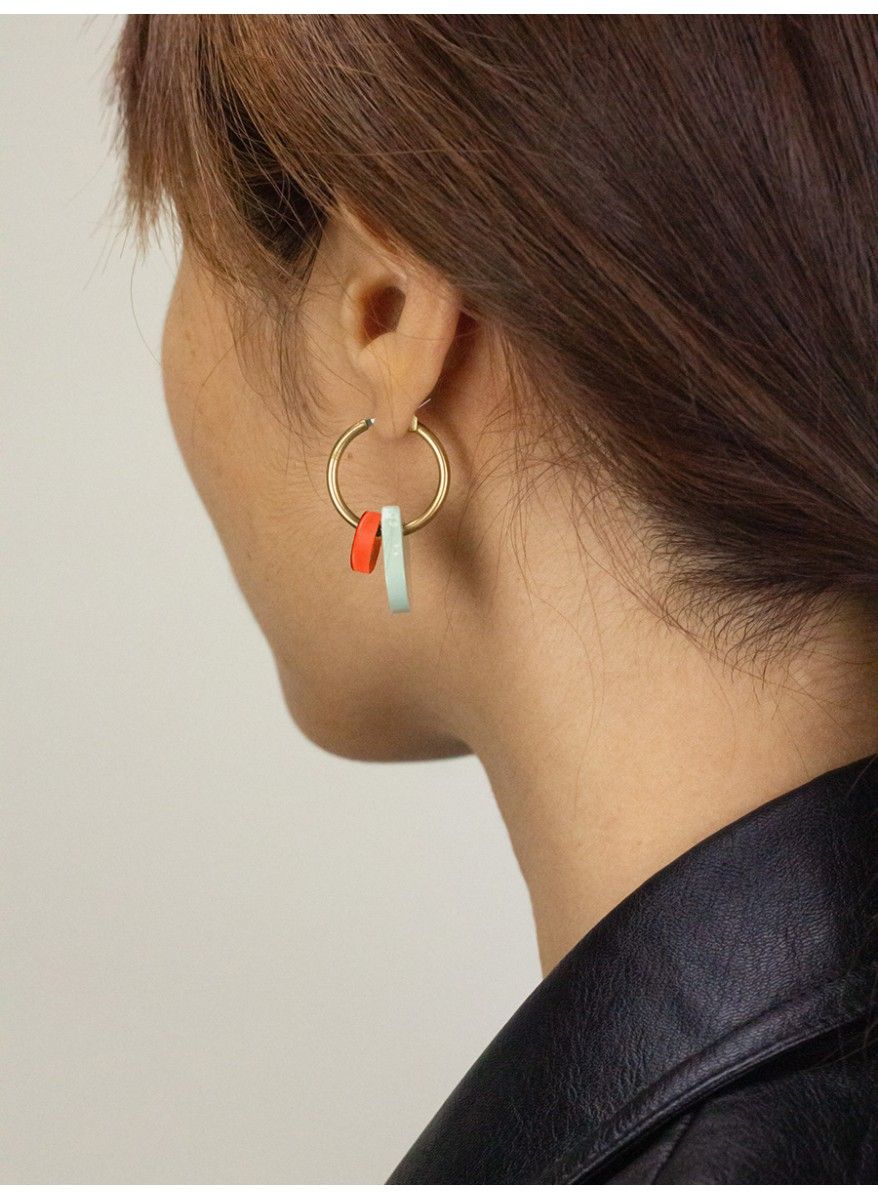 Méandre hoop earrings