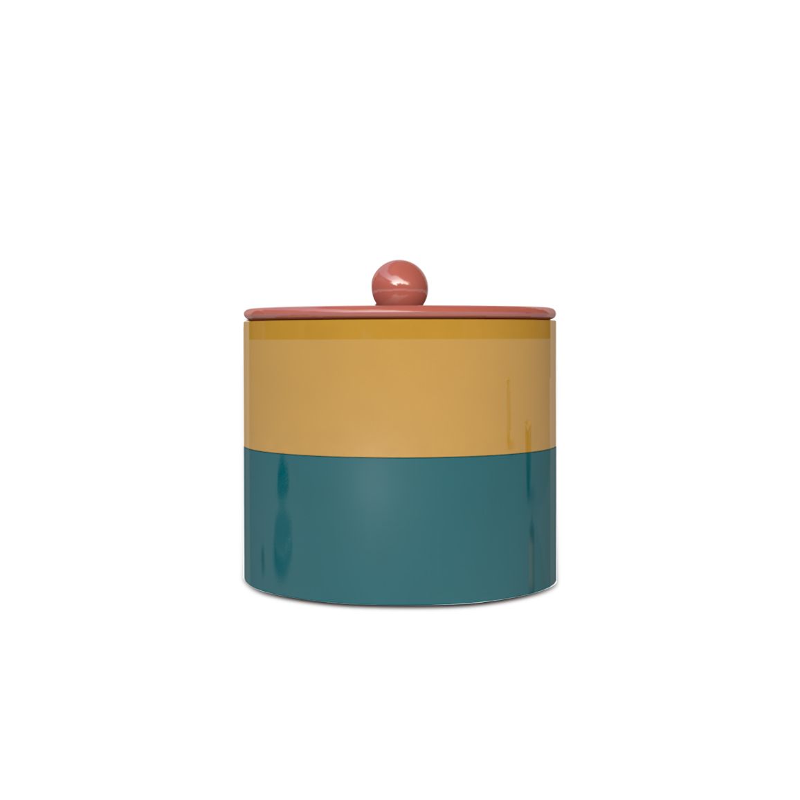 ITM - Lacquer Stackable Box Knot (Curry, Blue & Rosewood)
