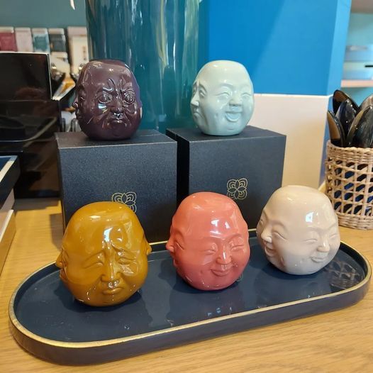 ITM - Buddha face pink