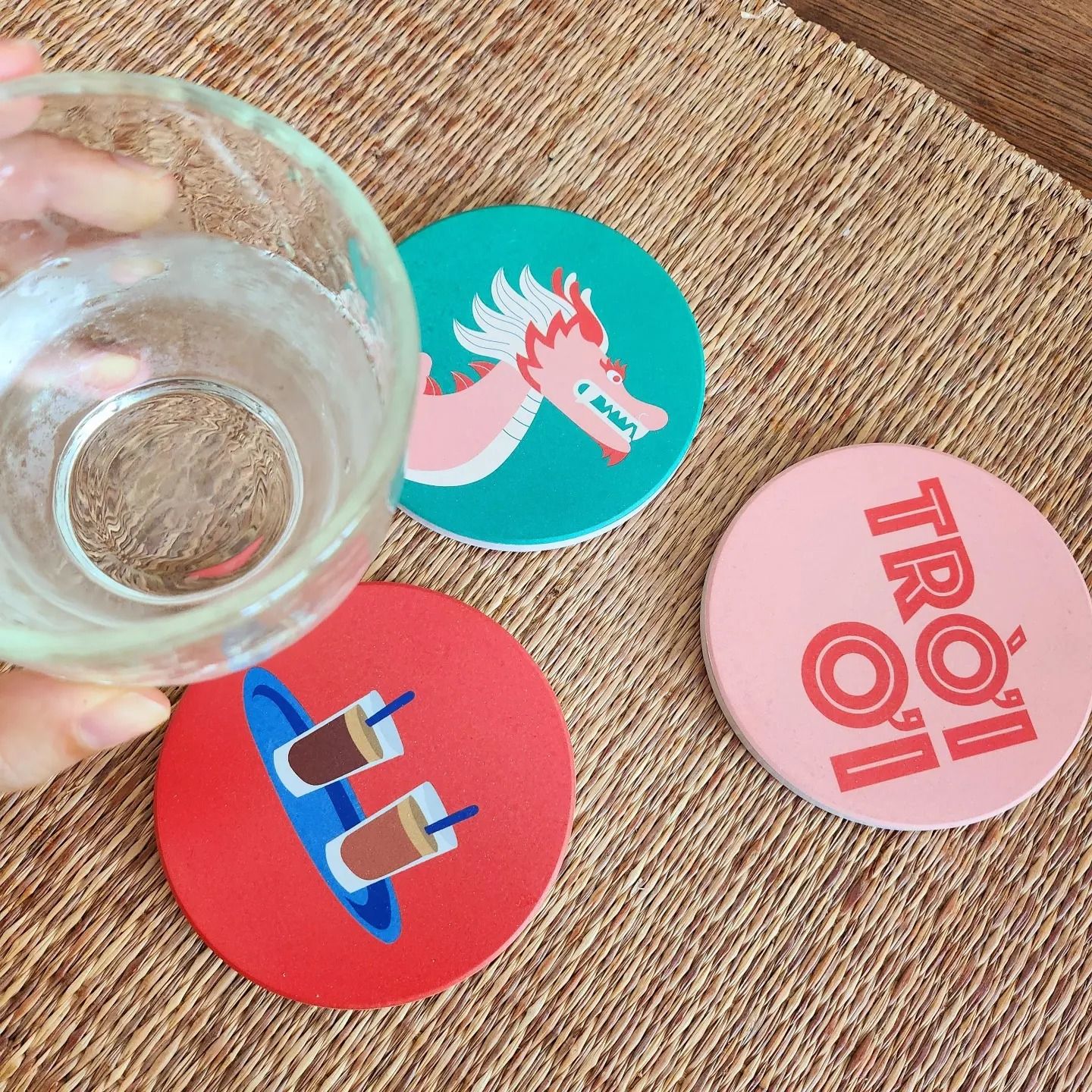 ITM - VN Round coaster - Dragon