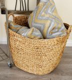  Water hyacinth Basket With Handles 