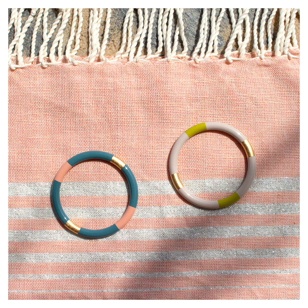  Aura Stripe Bracelet Sand 