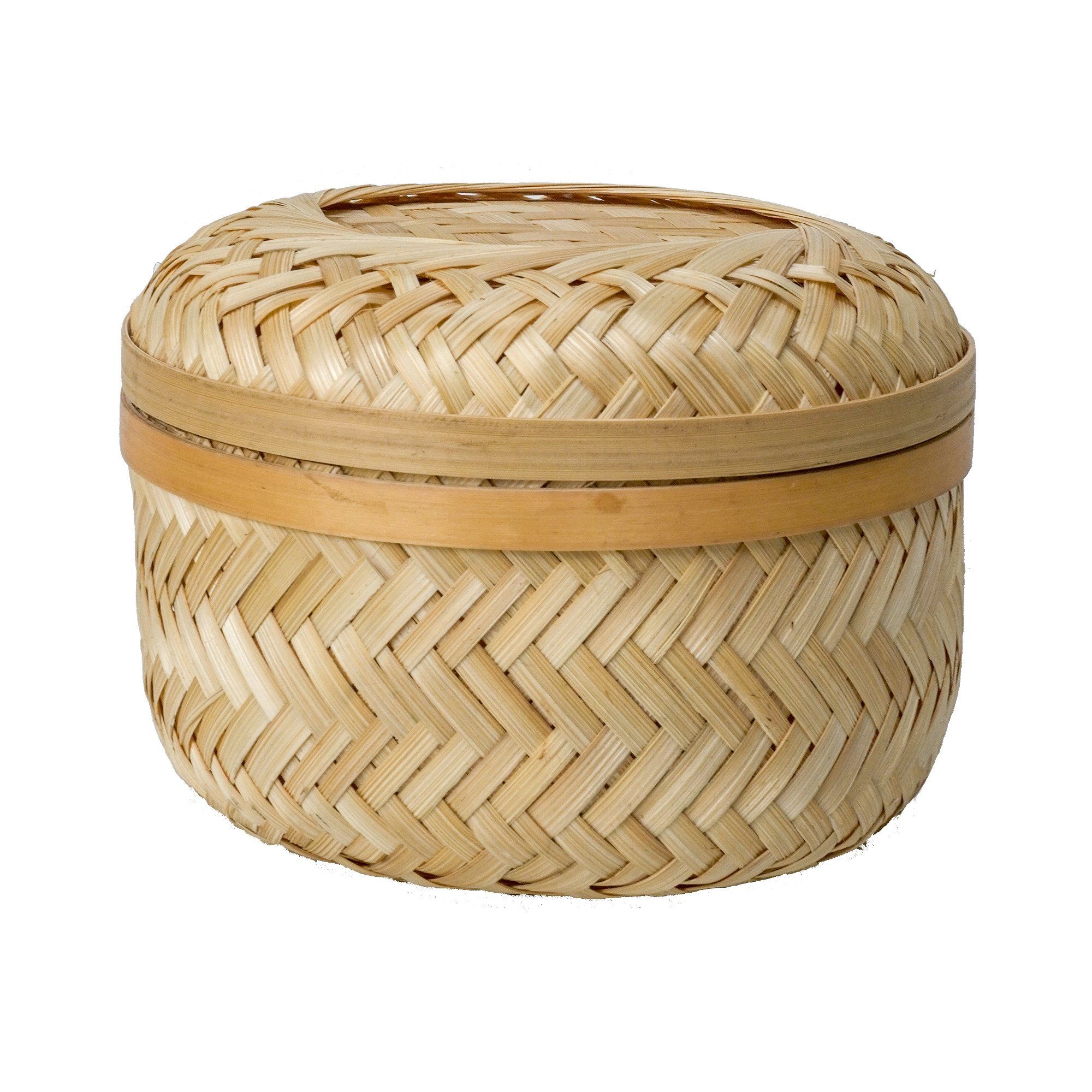 Natural bamboo box small