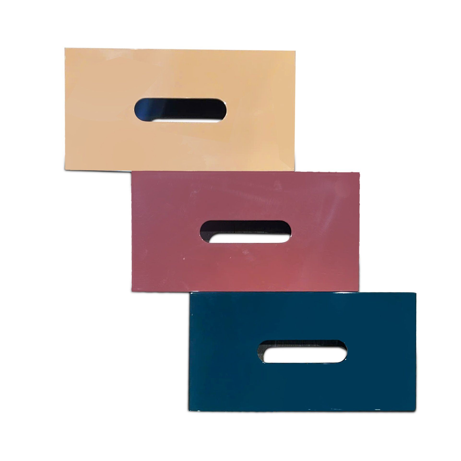 ITM - Lacquer Tissue Box Blue
