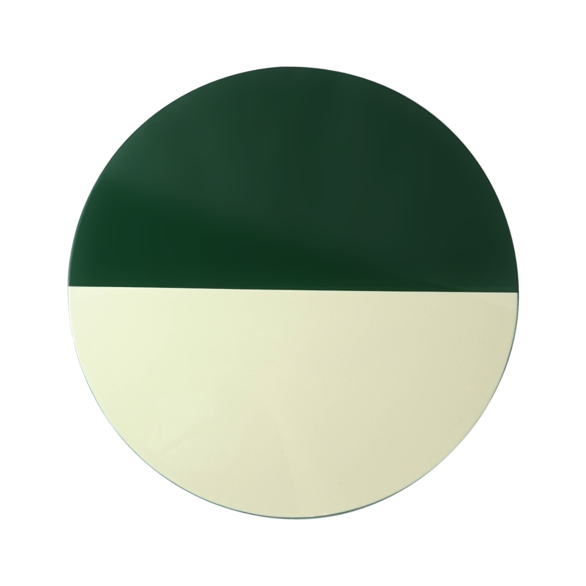 Lacquer Placemat Green & Beige