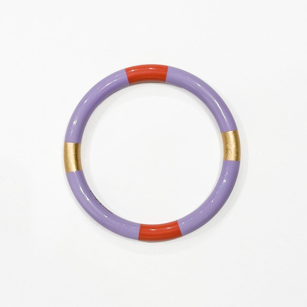 Aura Stripes Orange - Purple - Gold