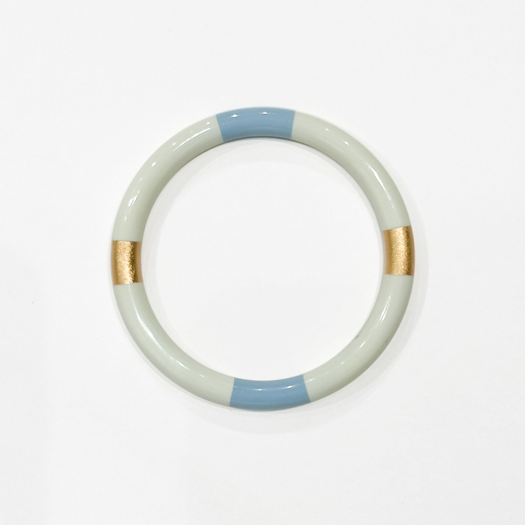 Aura Stripes Ivory - Blue - Gold