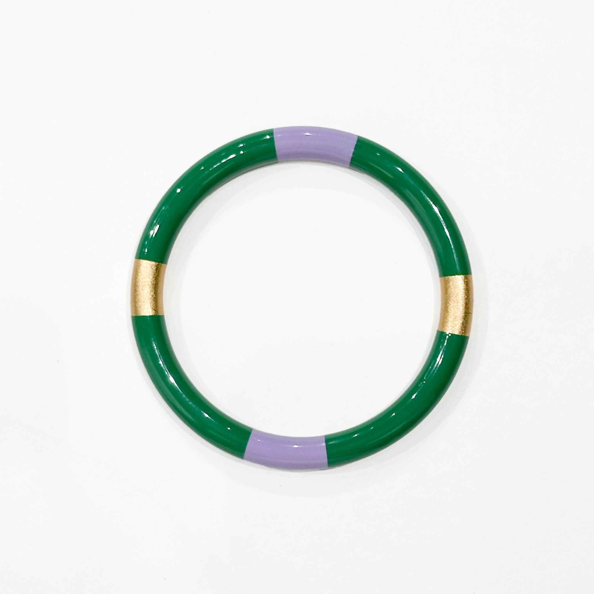 Aura Stripes Green - Purple - Gold