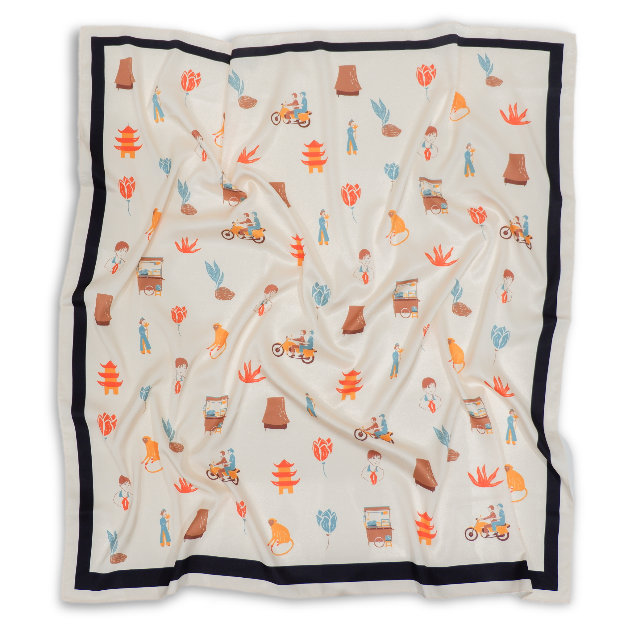 Silk Scarf Viet Nam Roots