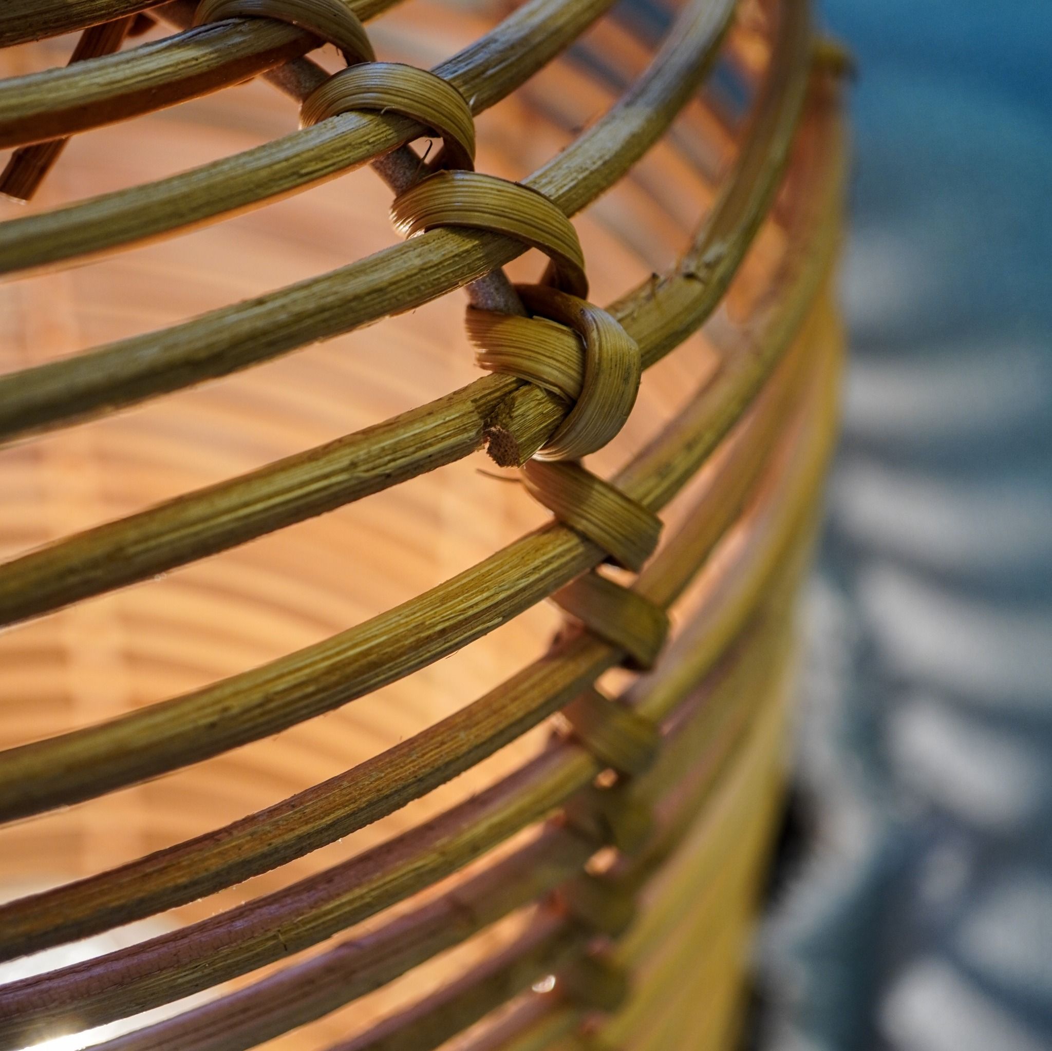 Rattan lamp
