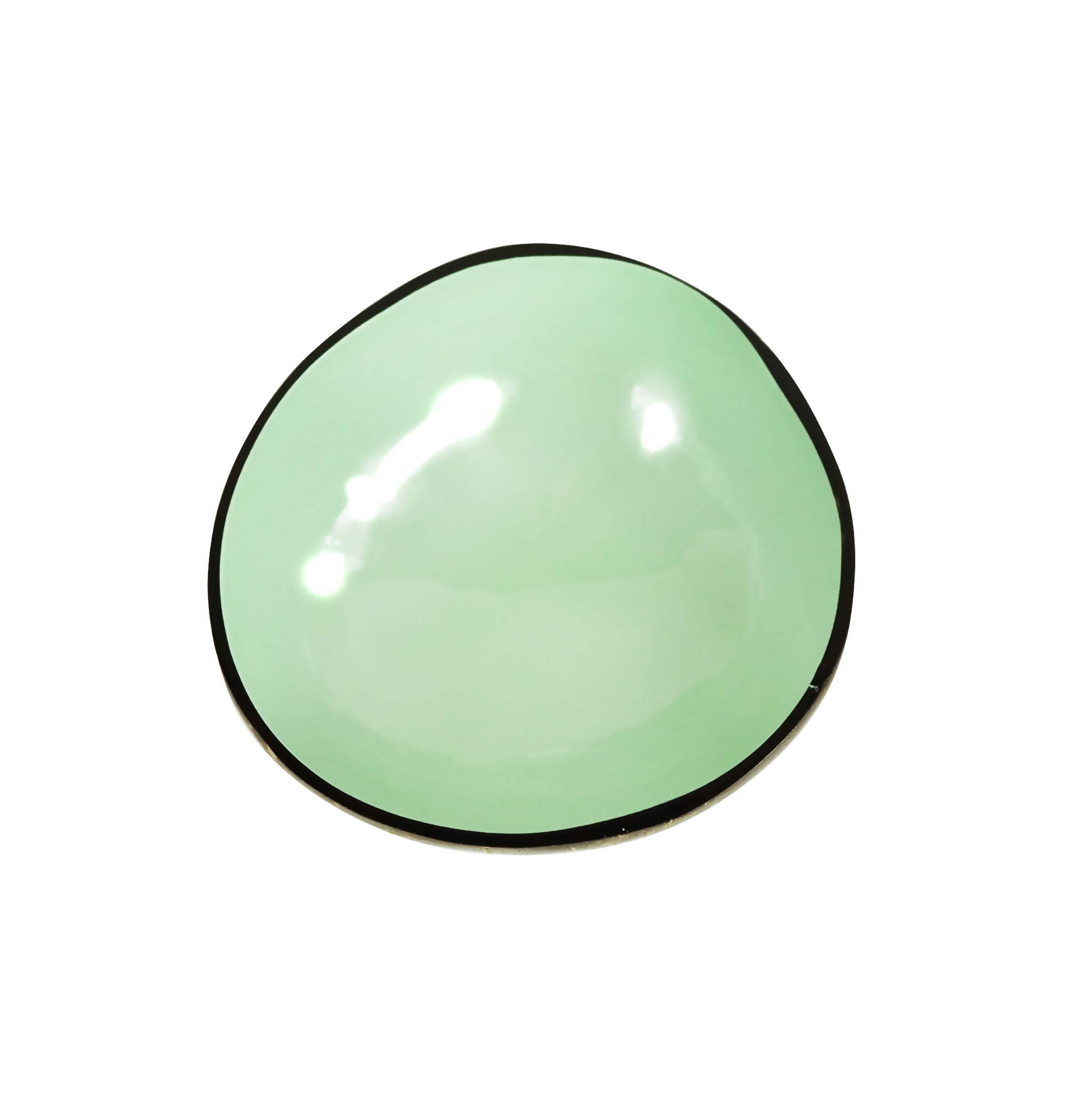  Lacquer Coco Bowl - Light Green 
