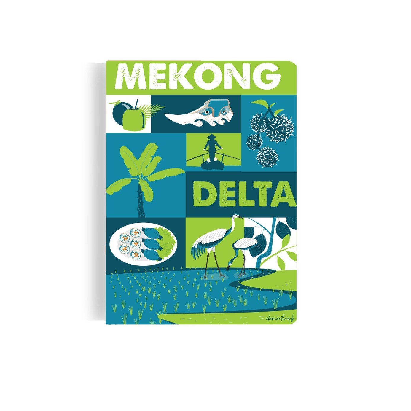 ITM - Notebook Soft cover Mekong Delta