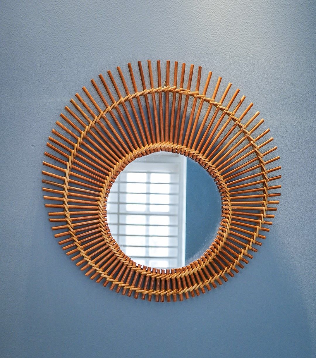Rattan Mirror