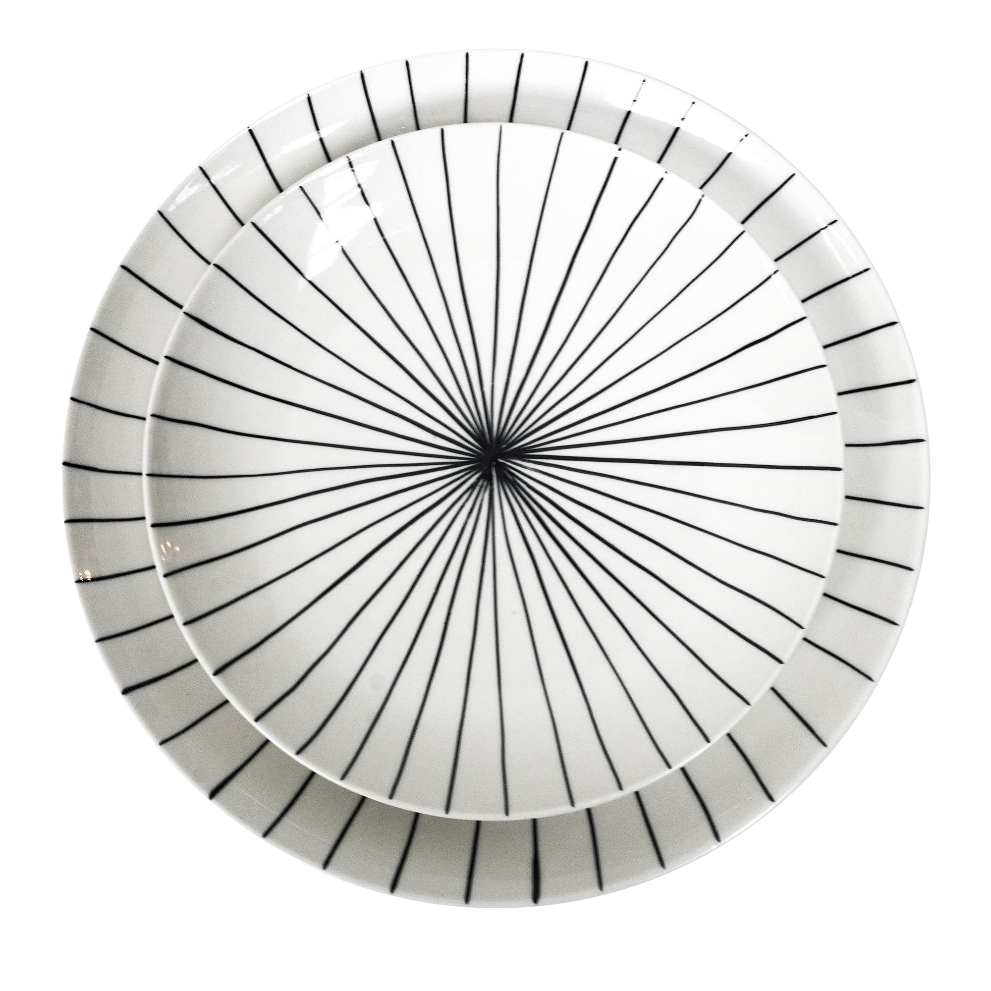 Lines Ceramic Plate