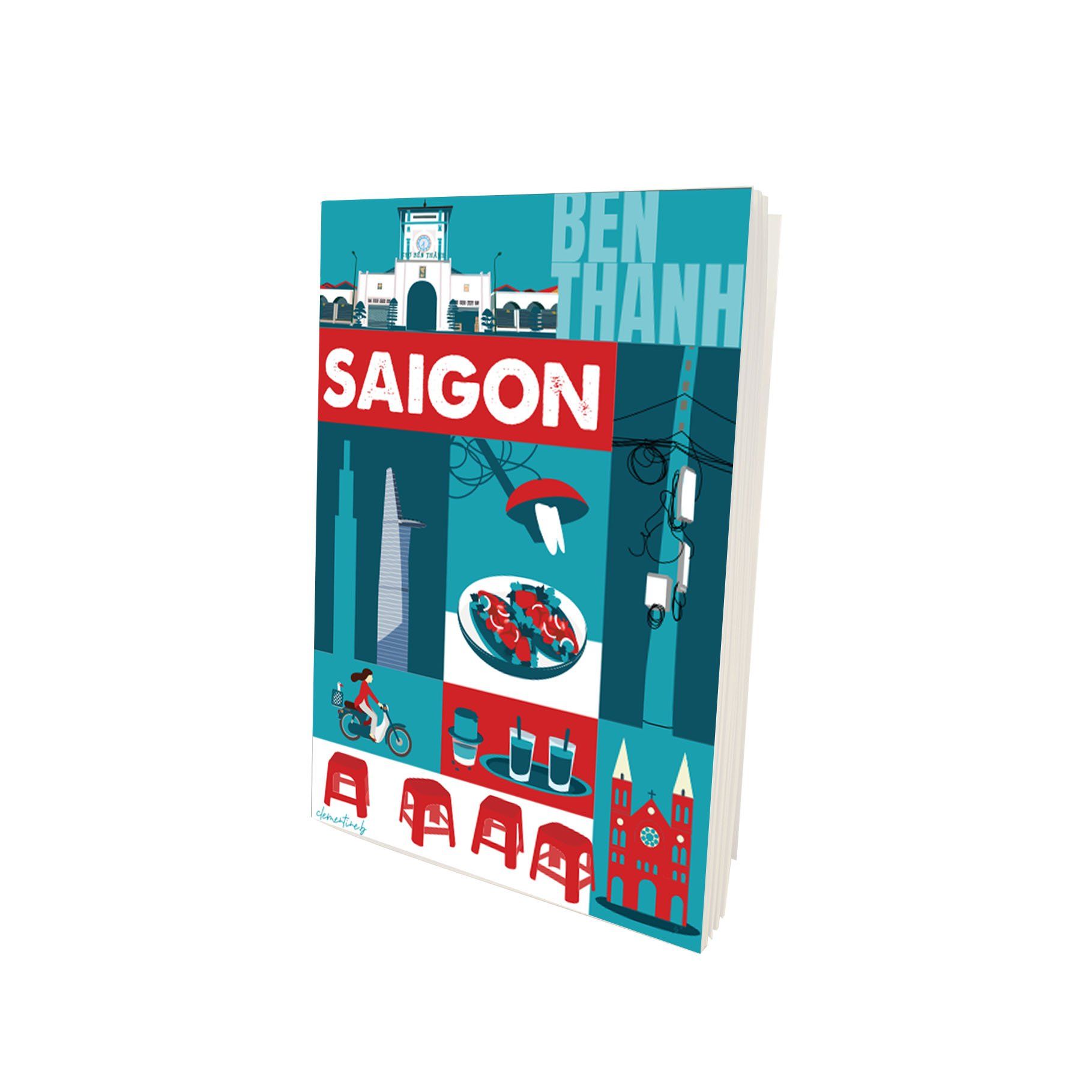 ITM - Notebook Soft cover Saigon Red-Blue