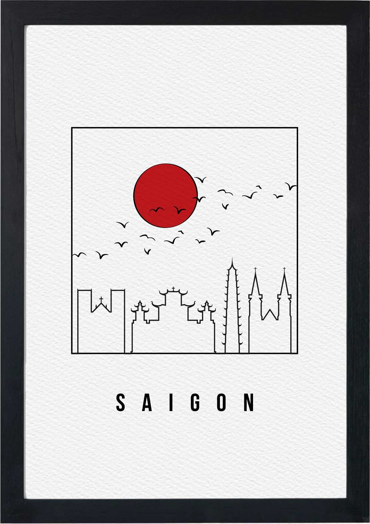  Walart Poster - Saigon 1 