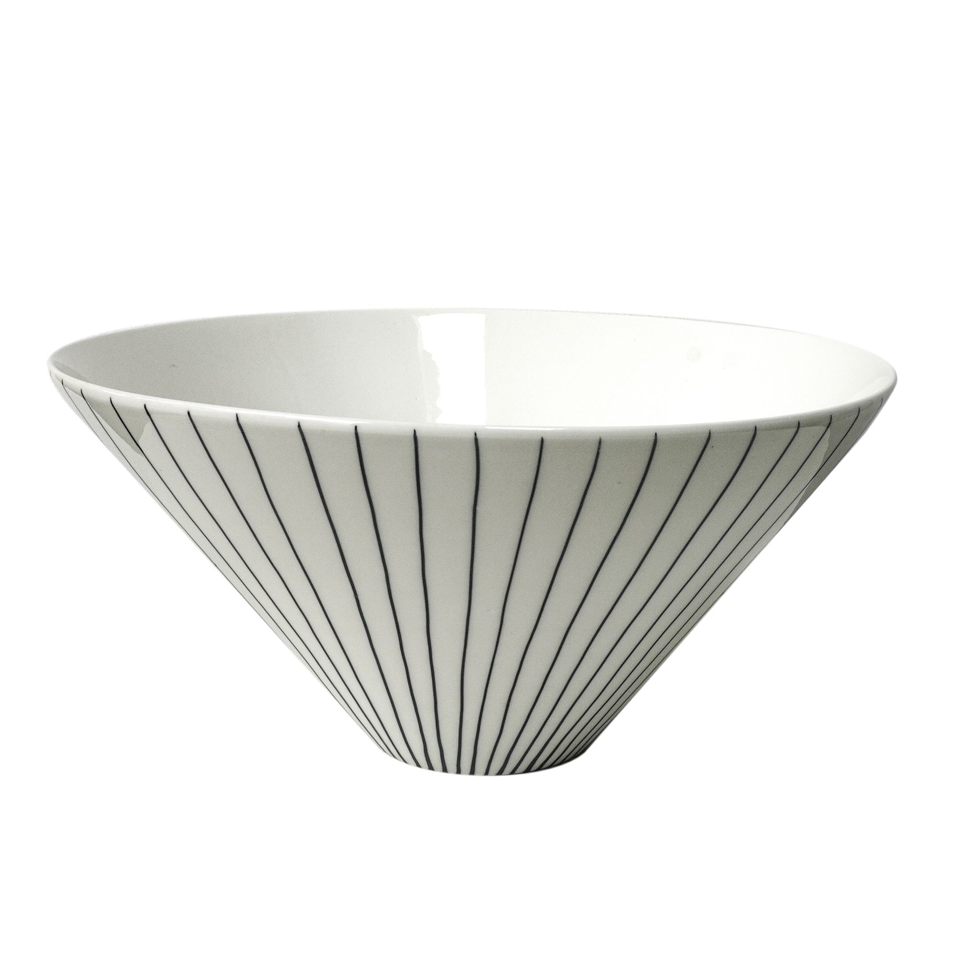  Lines Ceramic Serving Bowl 