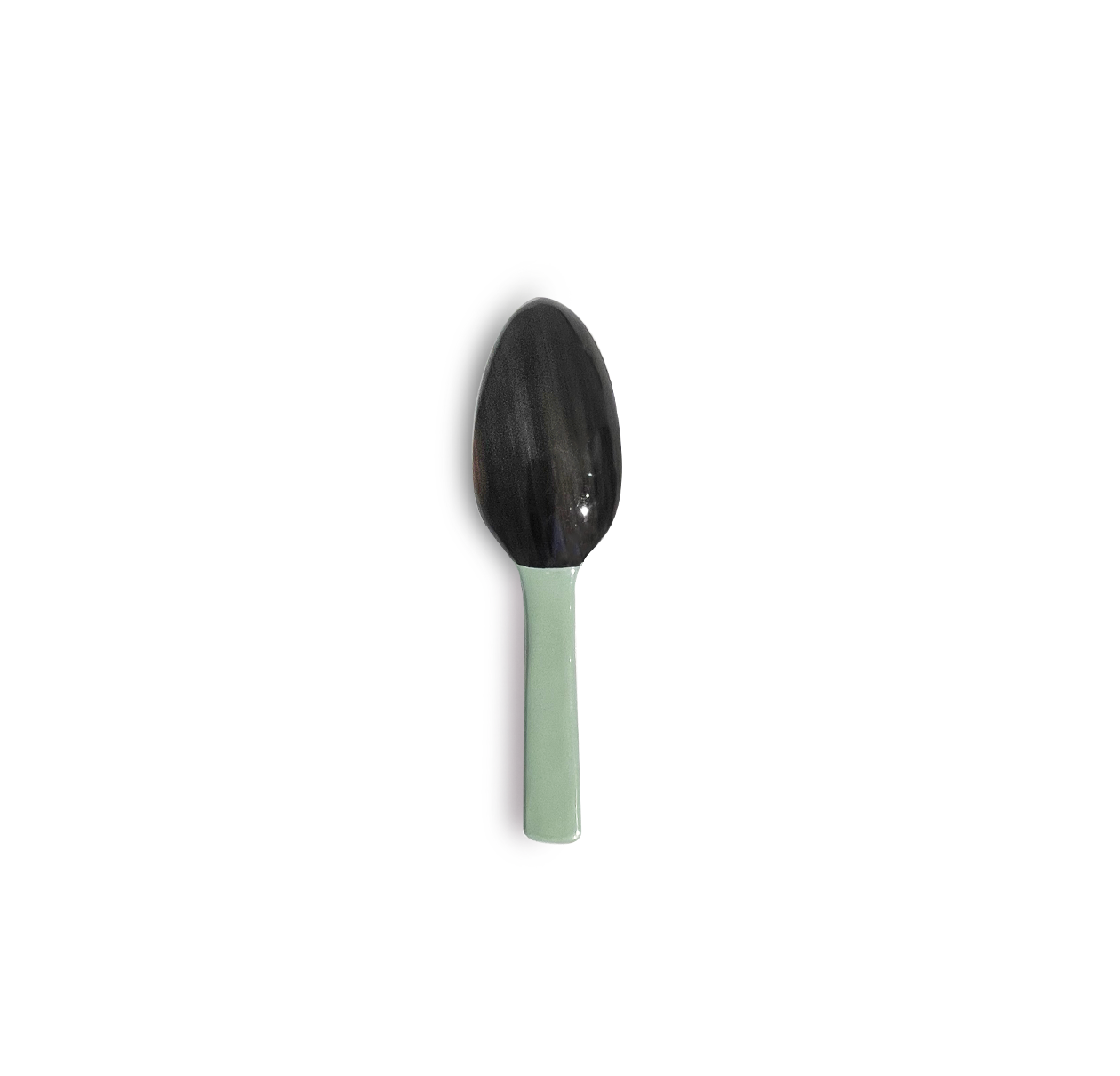 Horn Lacquer Spoon (Light Green Color)