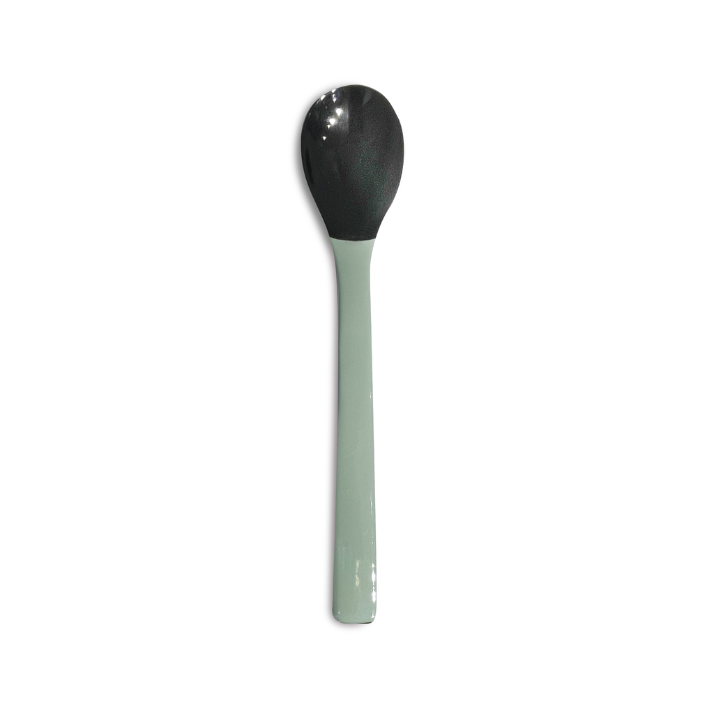  Horn Lacquer Spoon Size M ( Light Green Color) 