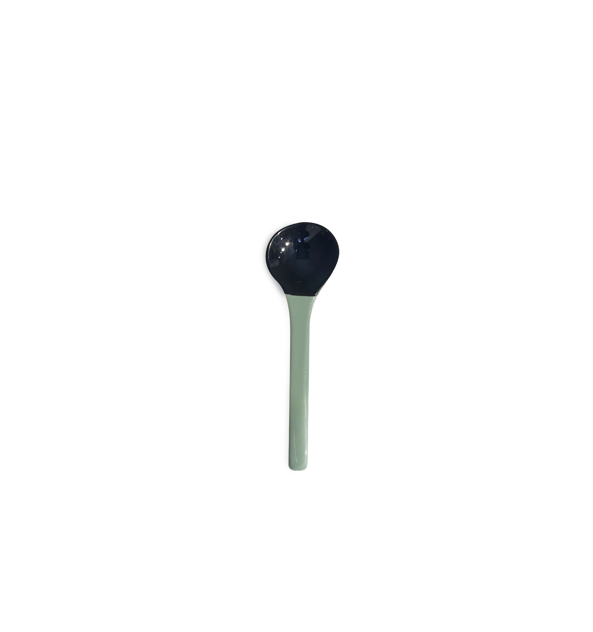 Horn Lacquer Spoon Size S ( Light Green Color)