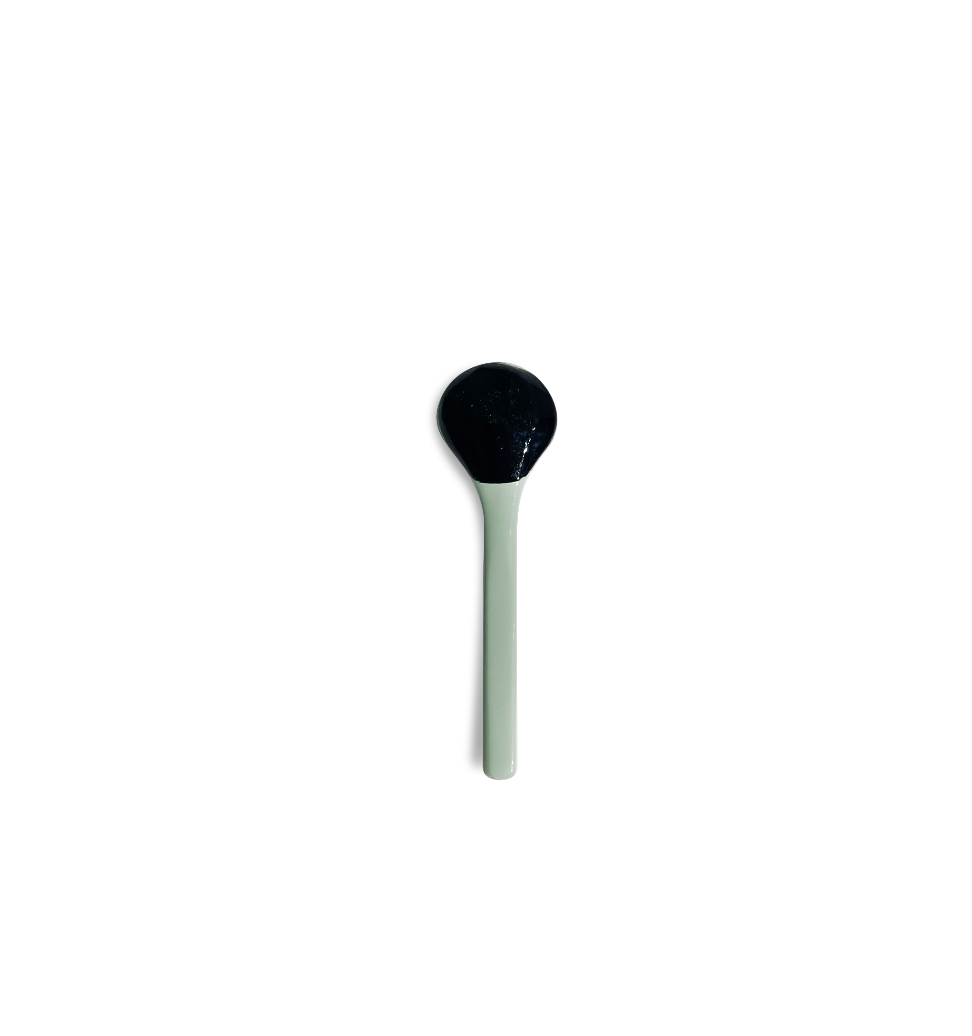 Horn Lacquer Spoon Size S ( Light Green Color)
