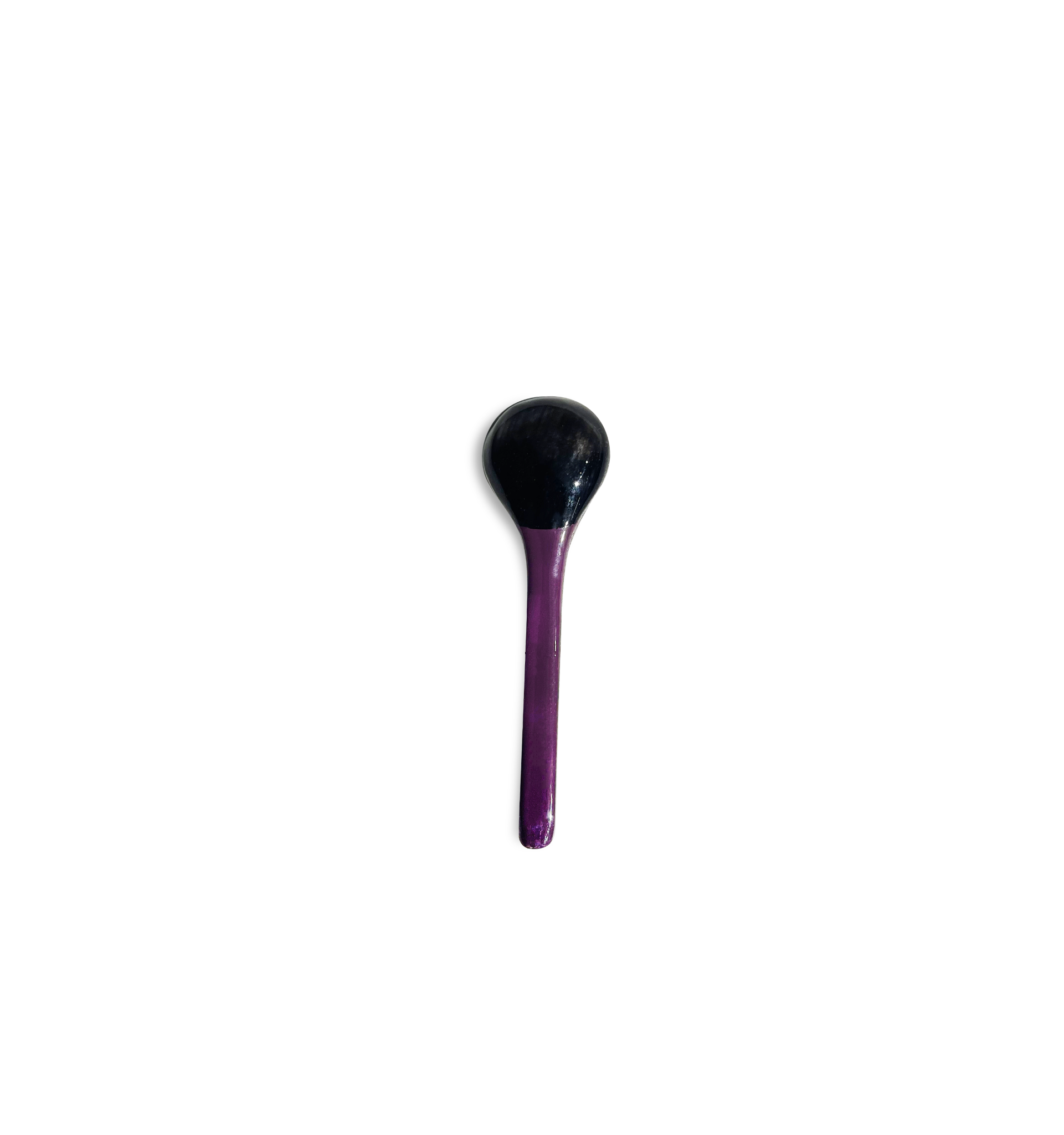 Horn Lacquer Spoon Size S ( Purple color)