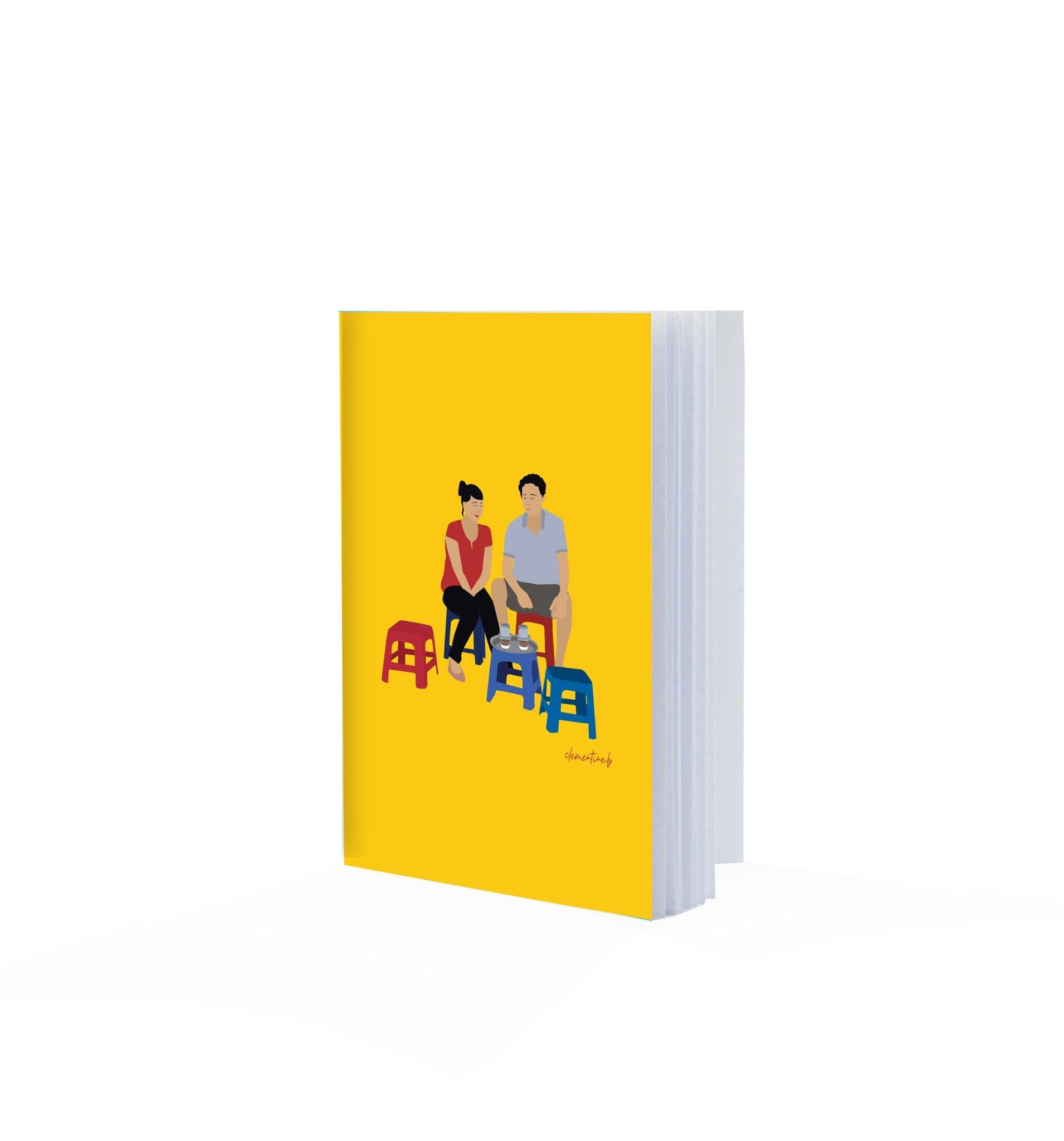 ITM - Notebook Soft cover Ca Phê Bệt Yellow
