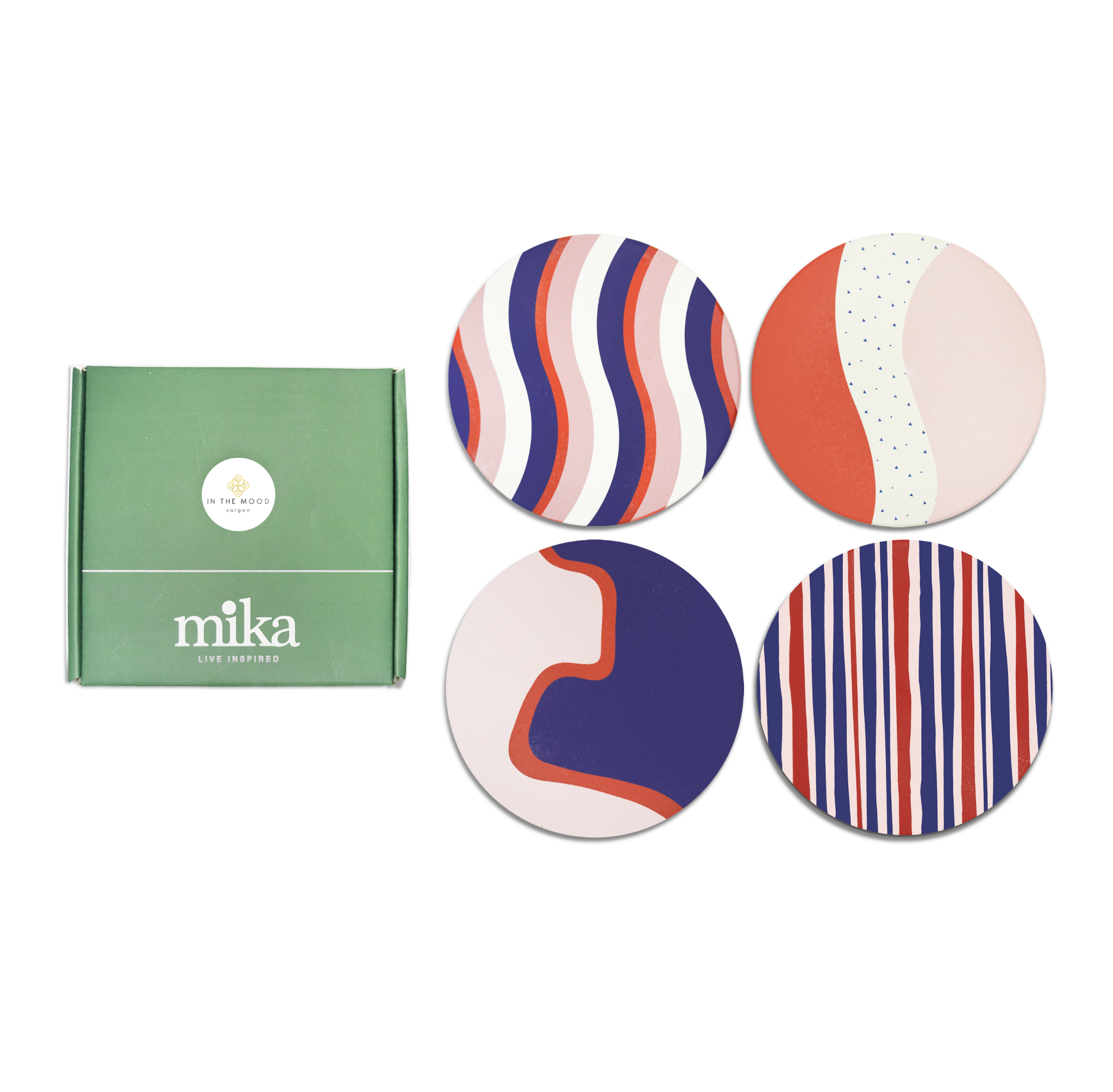 Ceramic Round Coasters