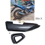 COMBO CHE PÔ VÀ ỐP CHỤP PÔ CARBON LẮP CHO DÒNG WIN X CÁC ĐỜI