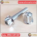 Ốc inox 304 đầu salaya S3 8li treo pô xe (có kèm tán hoặc không)