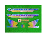 Combo cặp tem hong VARIO150, cánh chim và logo nhỏ trang trí xe máy