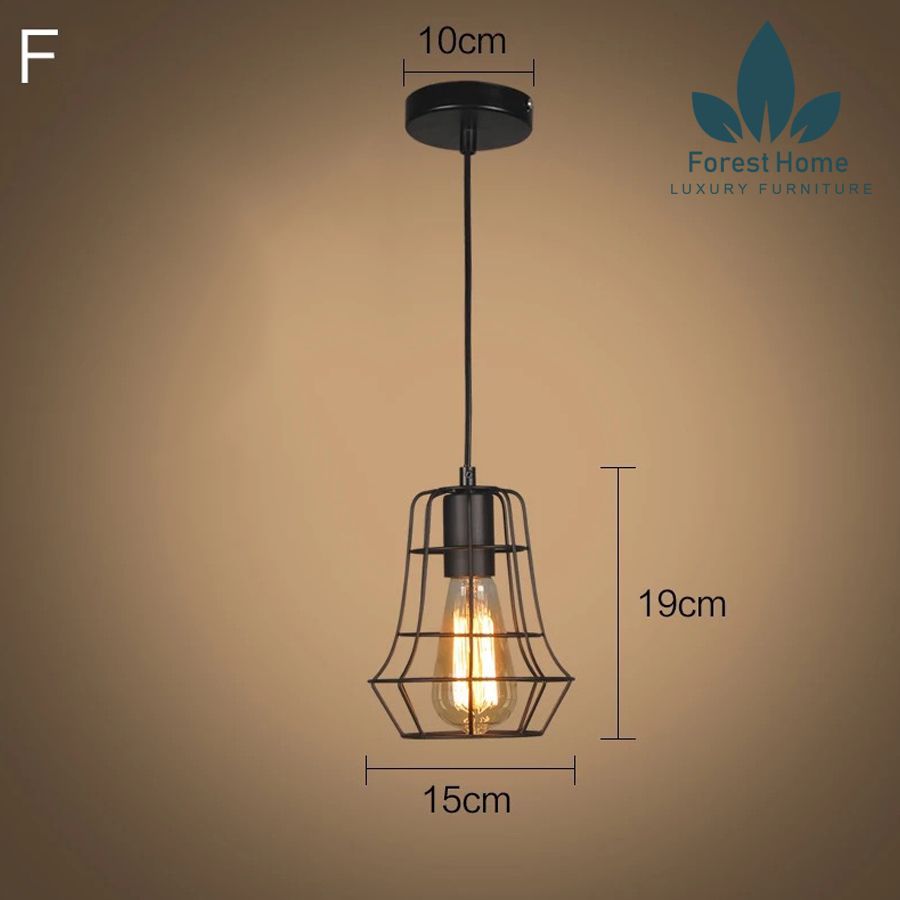 DTH007 - ĐÈN THẢ RỌ SẮT