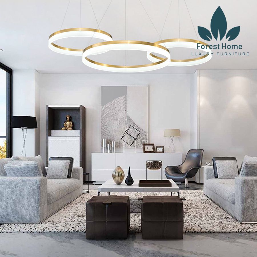 DTH126 - ĐÈN THẢ BA VÒNG TRÒN DTH126