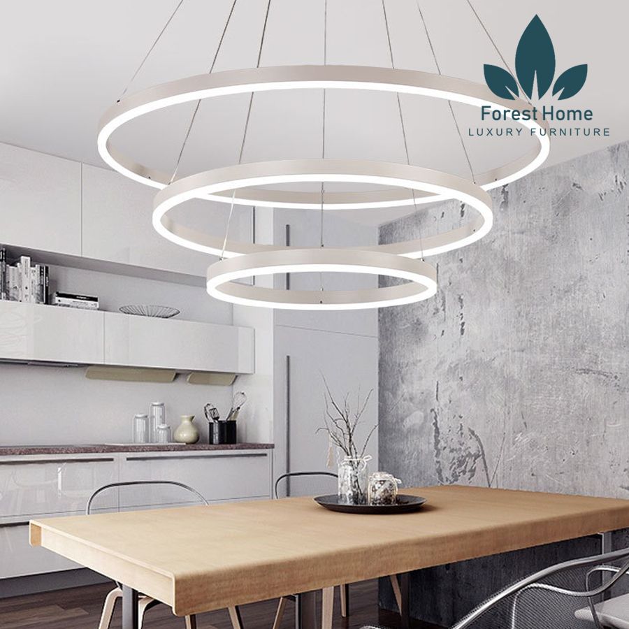 DTH127 - ĐÈN THẢ BA VÒNG TRÒN DTH127