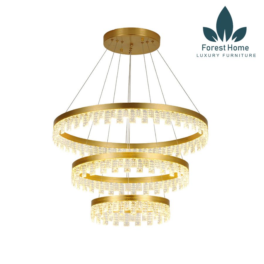 DTH130 - ĐÈN THẢ BA VÒNG PHA LÊ DTH130