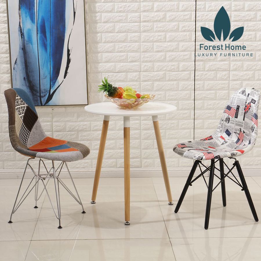 EA12 - GHẾ THỔ CẨM CHÂN THÉP