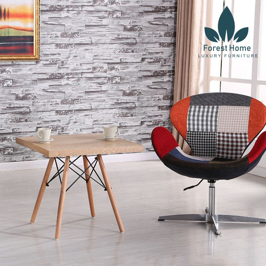 HM23 - GHẾ CHÂN XOAY THỔ CẨM