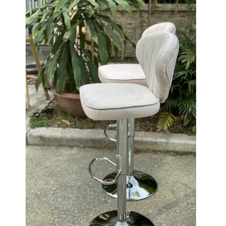 GBX8 - GHẾ BAR SOPHIE NỈ CHÂN XOAY