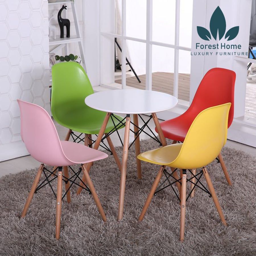 EA1 - GHẾ EAMES CHÂN GỖ