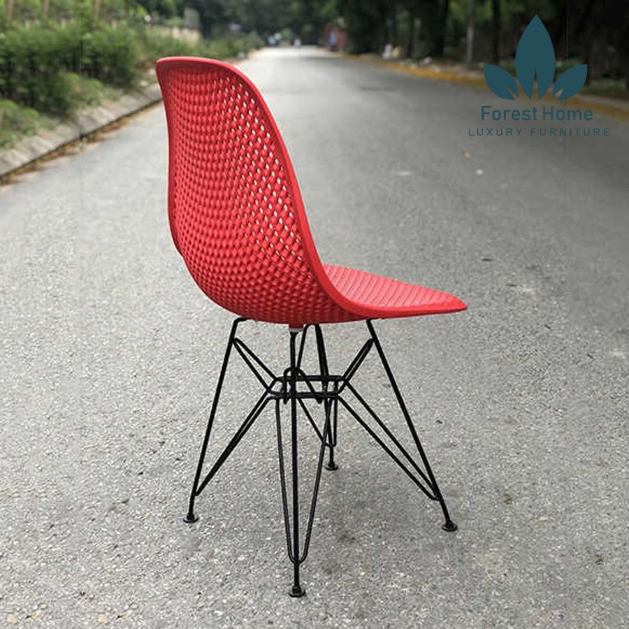 EA24 - GHẾ EAMES MẶT LƯỚI CHÂN SẮT