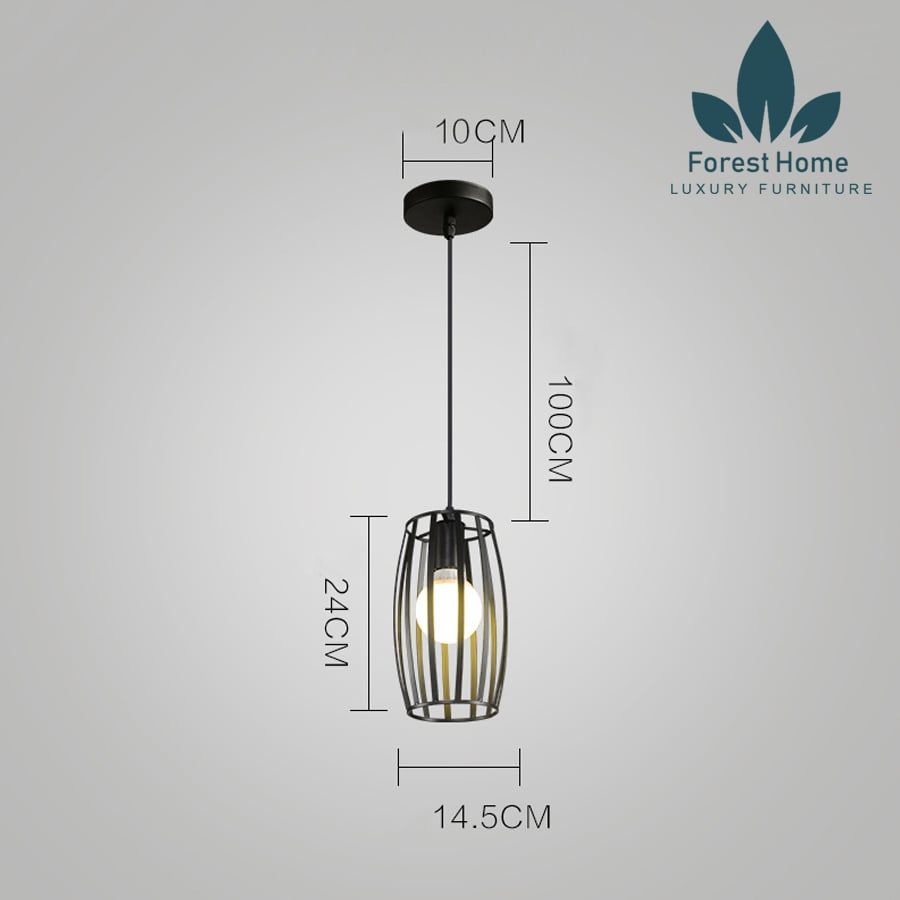 DTH004 - ĐÈN THẢ KHUNG SẮT