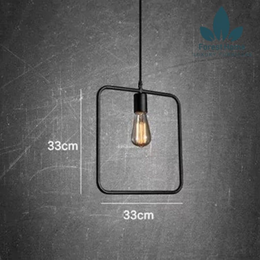 DTH051 - ĐÈN THẢ KHUNG SẮT DTH051