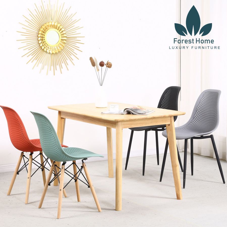 EA24 - GHẾ EAMES MẶT LƯỚI CHÂN SẮT