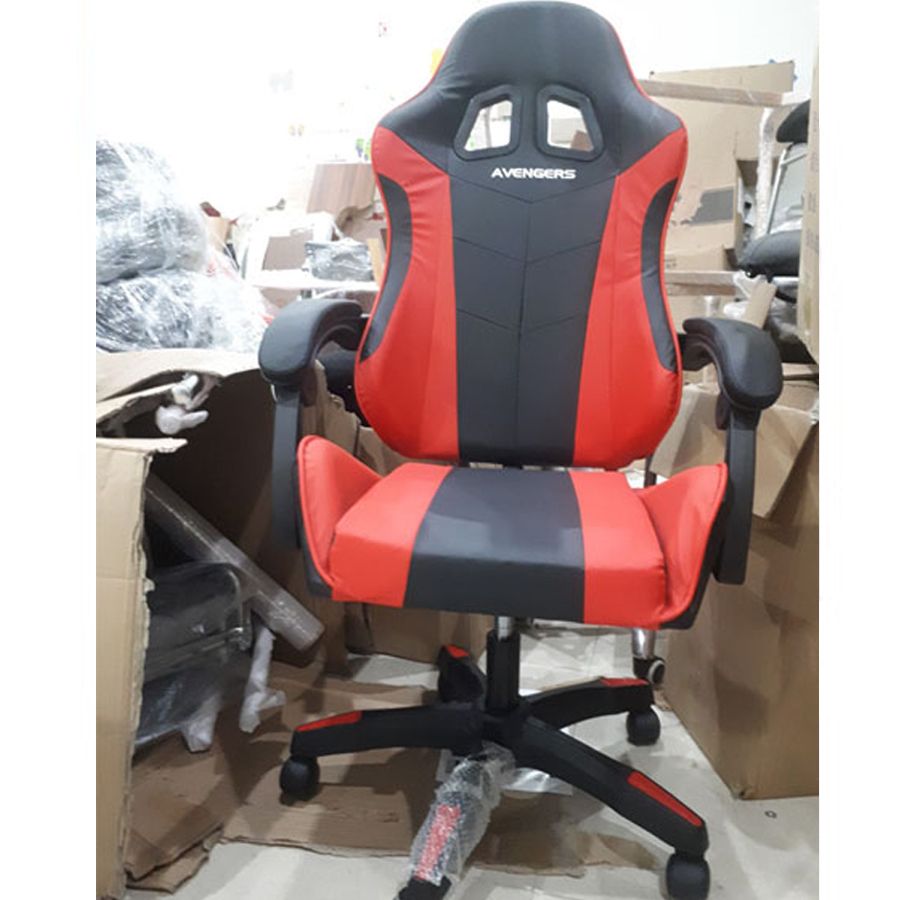 GM003 - GHẾ GAMING BỌC DA CÓ GÁC CHÂN